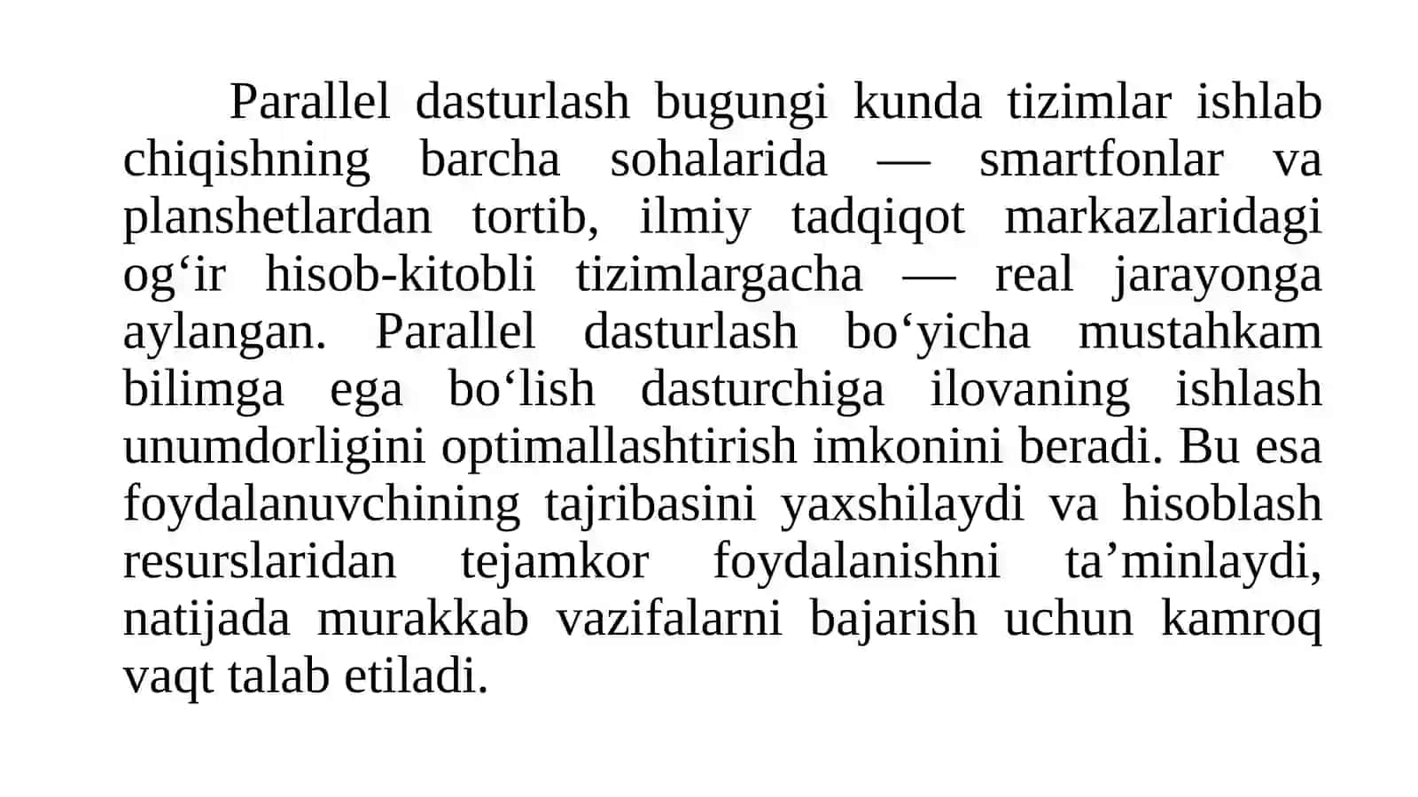 Parallel hisoblashga kirish, Parallellashtirishni rejalashtirish 3