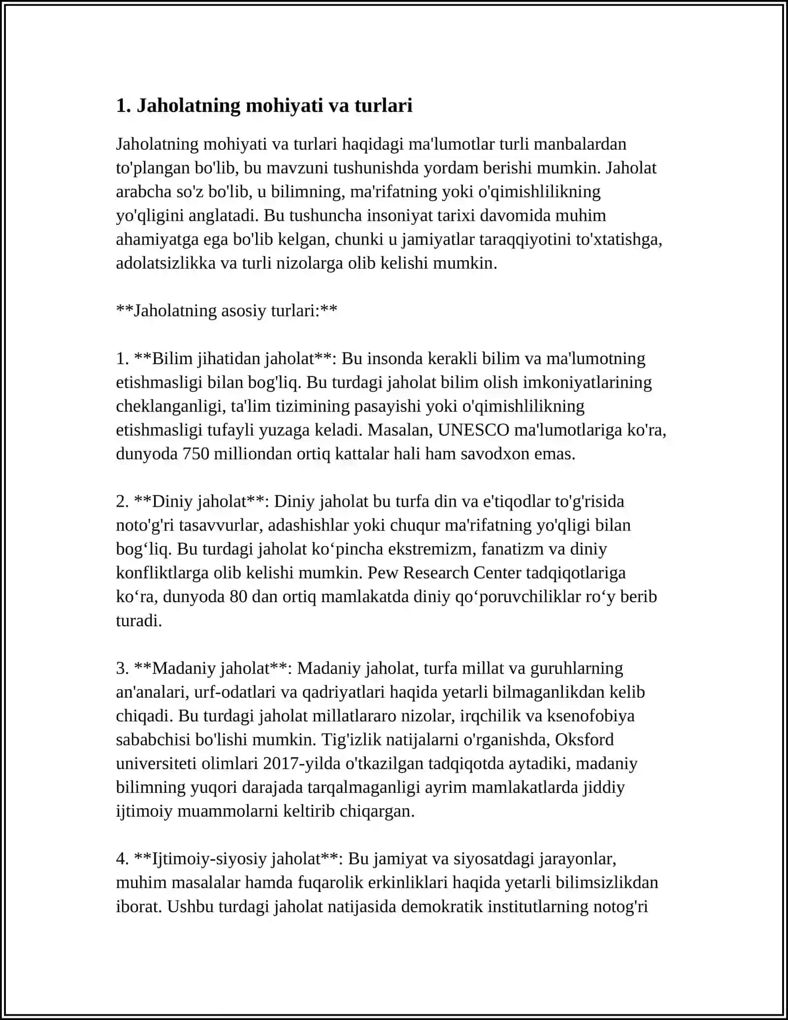 O‘ZBEKISTON RESPUBLIKASI OLIY TA’LIM FAN VA INNOVATSIYA VAZIRLIGI FARGʻONA DAVLAT UNIVERSITETI IQTISODIYOT KAFEDRATSIYASI MUSTAQIL ISH 3