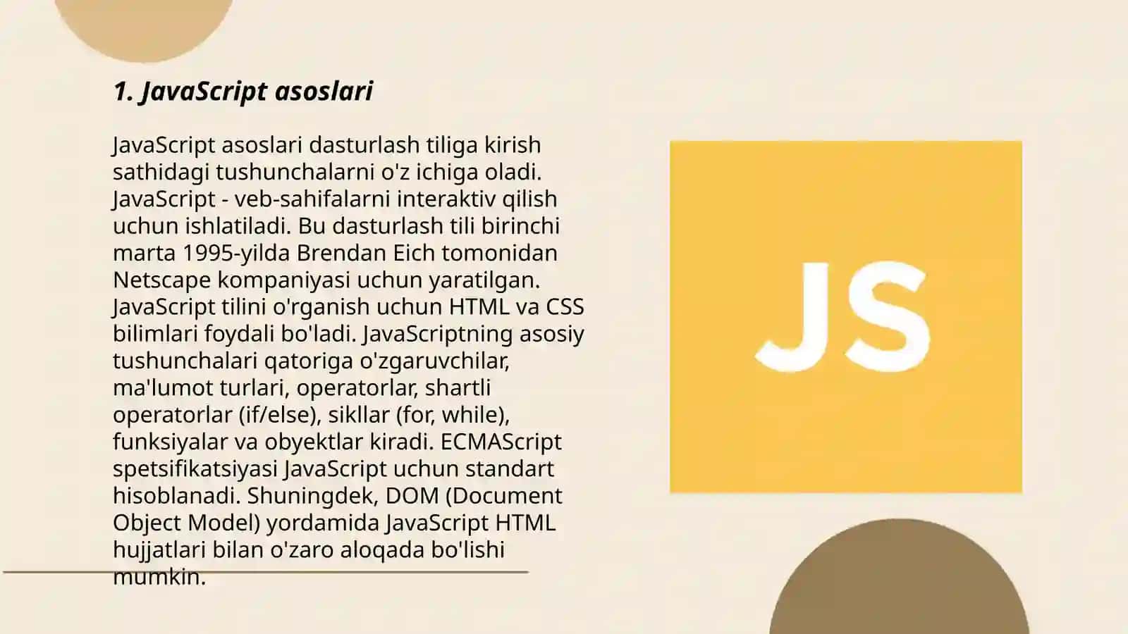 JavaScript asoslari 3