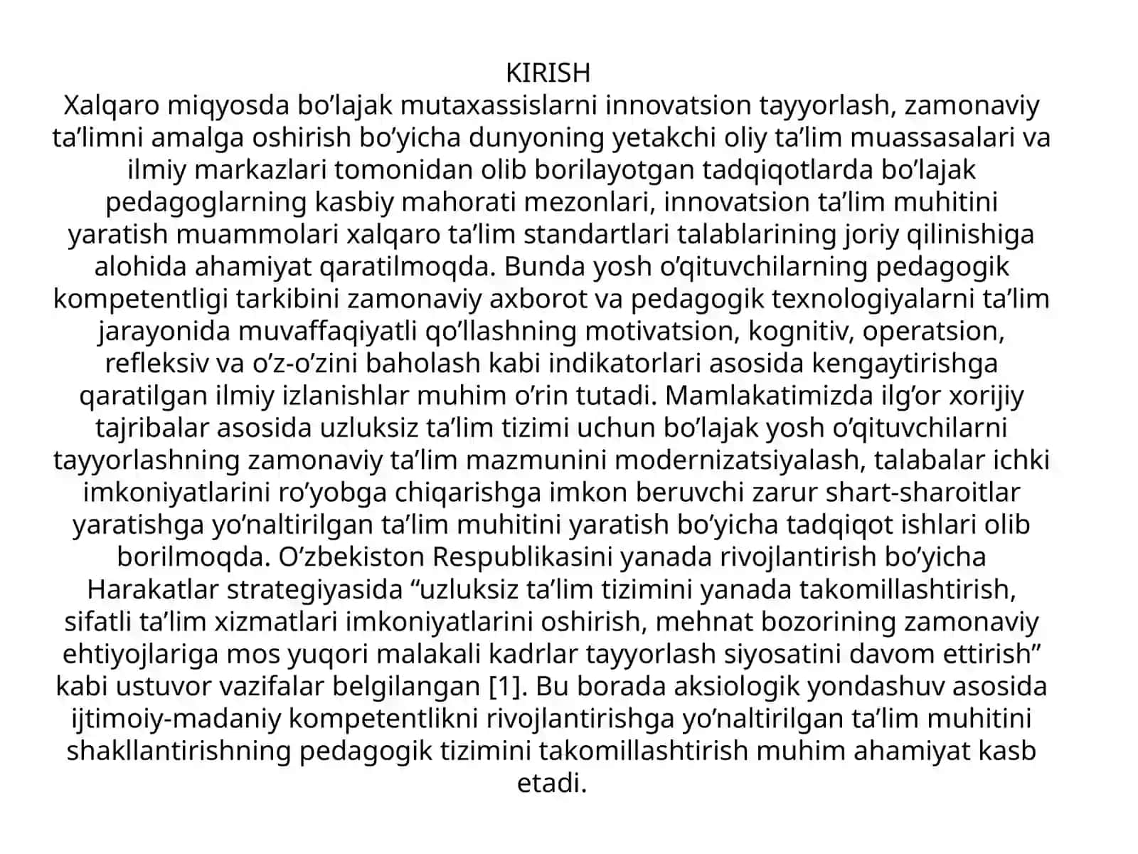 Ijtimoiy madaniy o`zgarishlar sharoitida pedagogik professionalizm va pedagogik talim 3