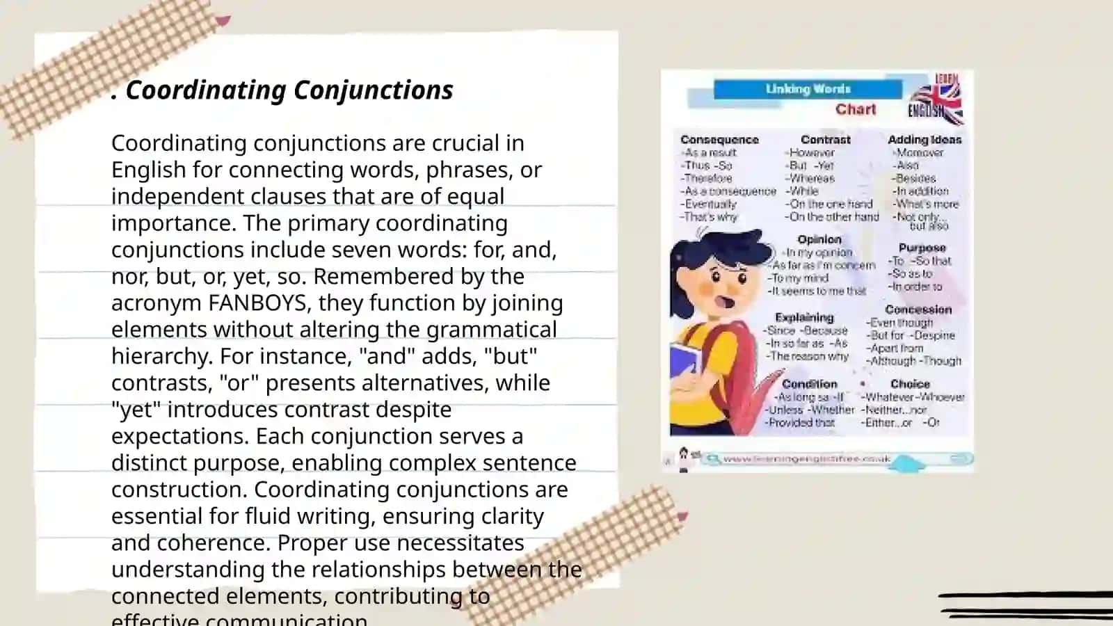 Linking words 3