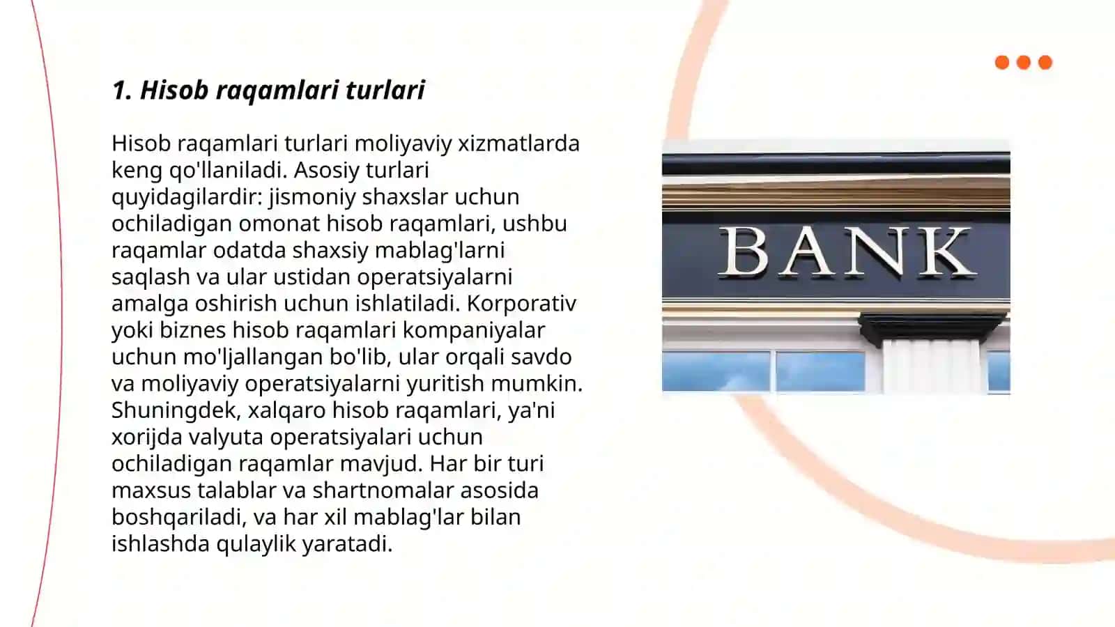 Hisob raqamlari turlari 3
