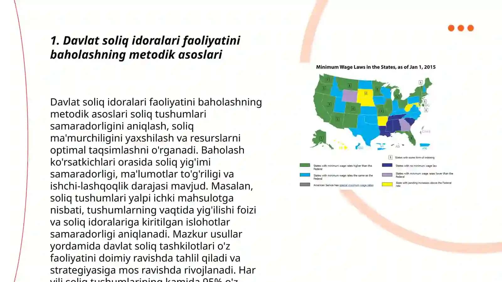 Soliq ma'murchiligini takomillashtirishda Davlat soliq idoralari faoliyati samaradorligini baholash tizimi 3