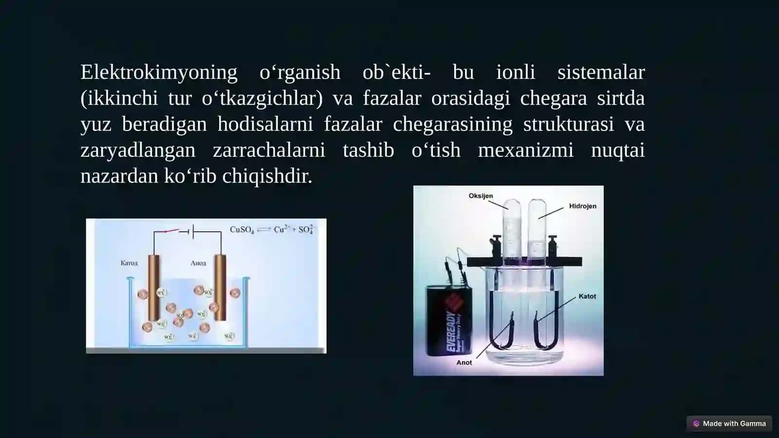 Elektrokimyo fani 3