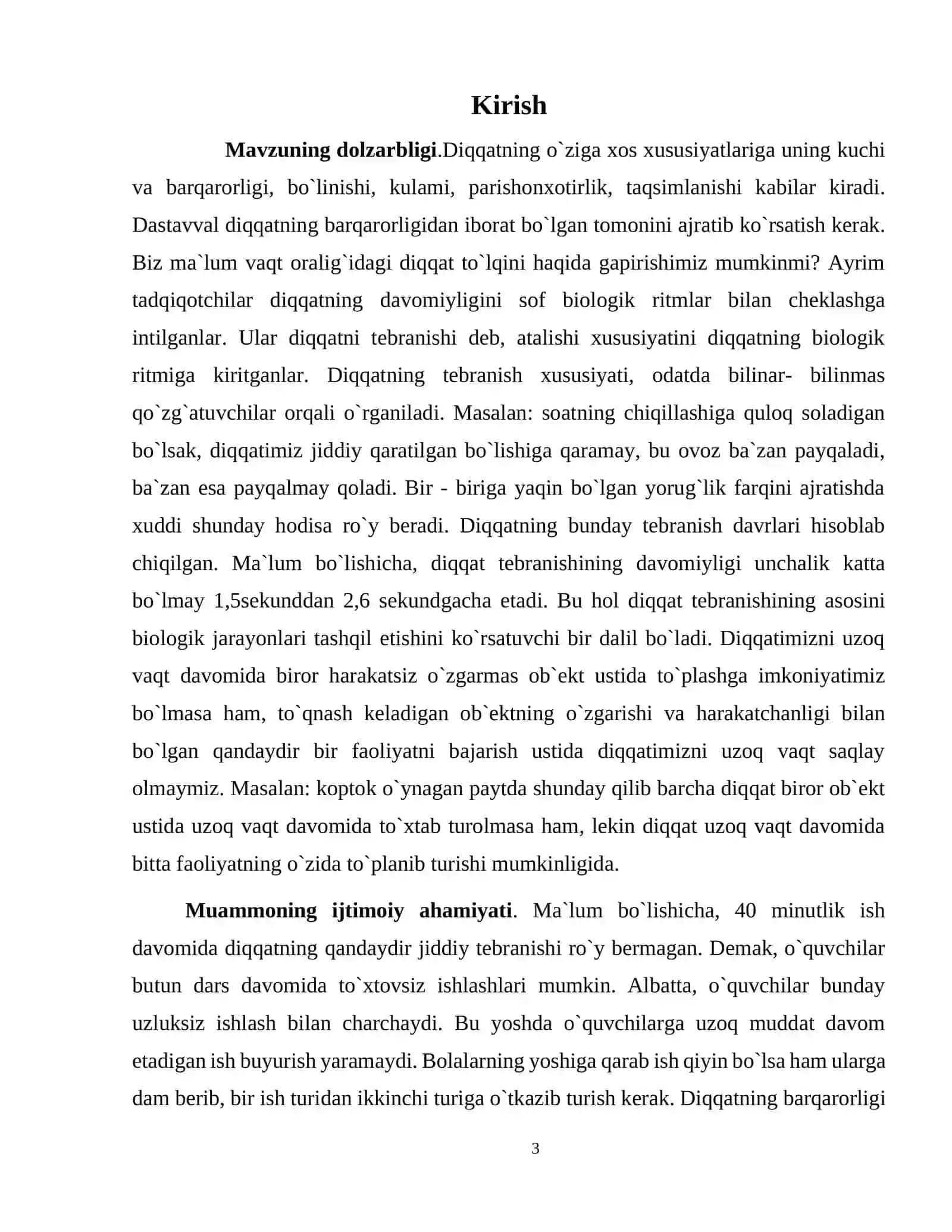 Diqqatning psixologik nazariyasi 3