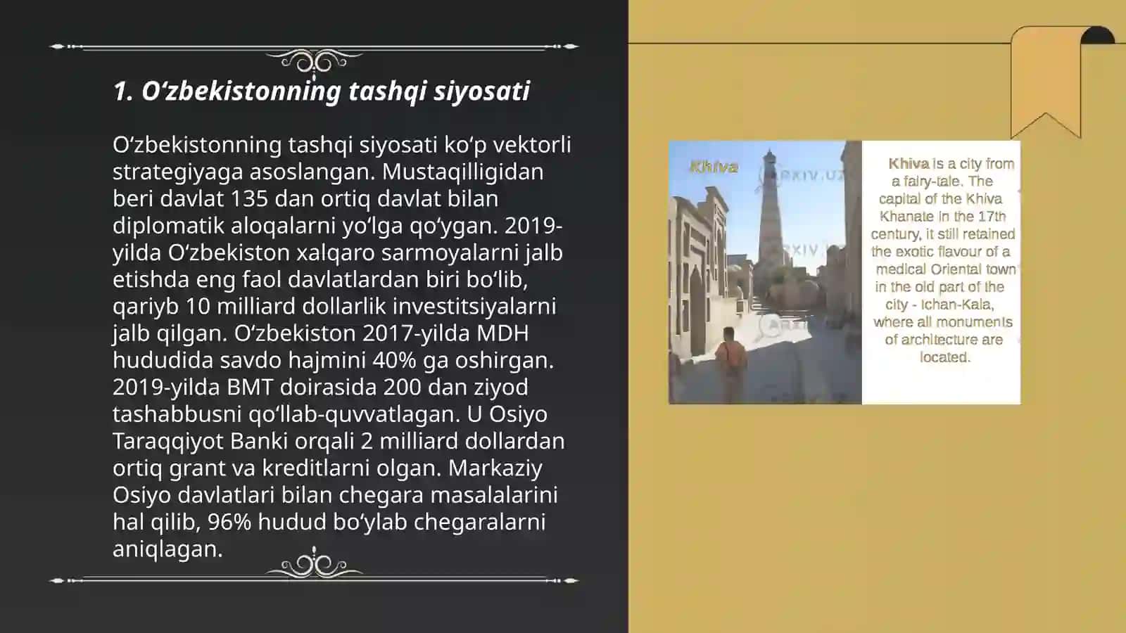 Oʻzbekiston va Jahon hamjamiyati 3