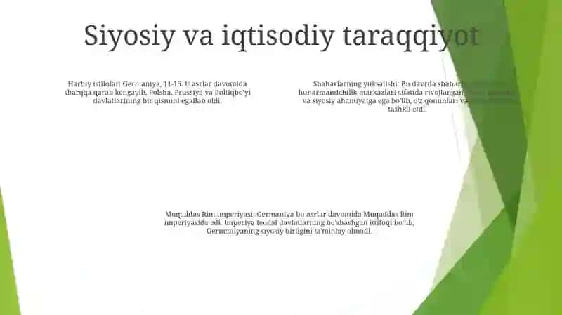 11-15 Asrlarda Germaniya 3