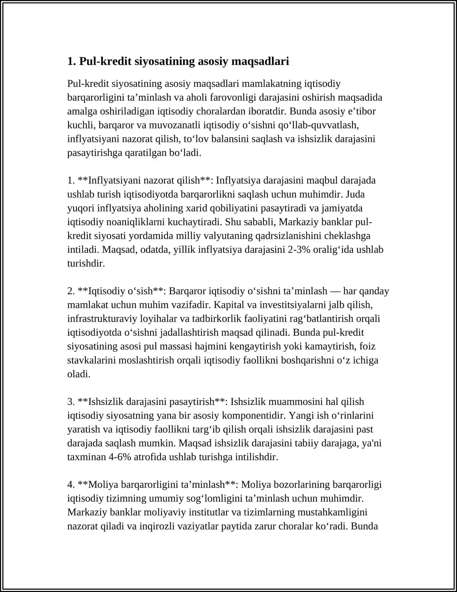 PUL-KREDIT SIYOSATINING TAMOYILLARI 3