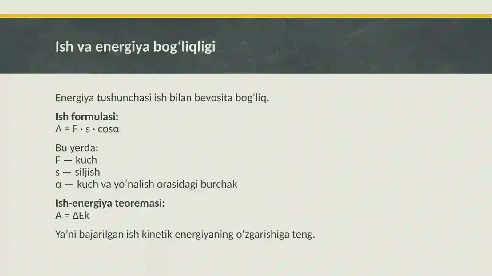 Energiyaning saqlanish qonuni 3