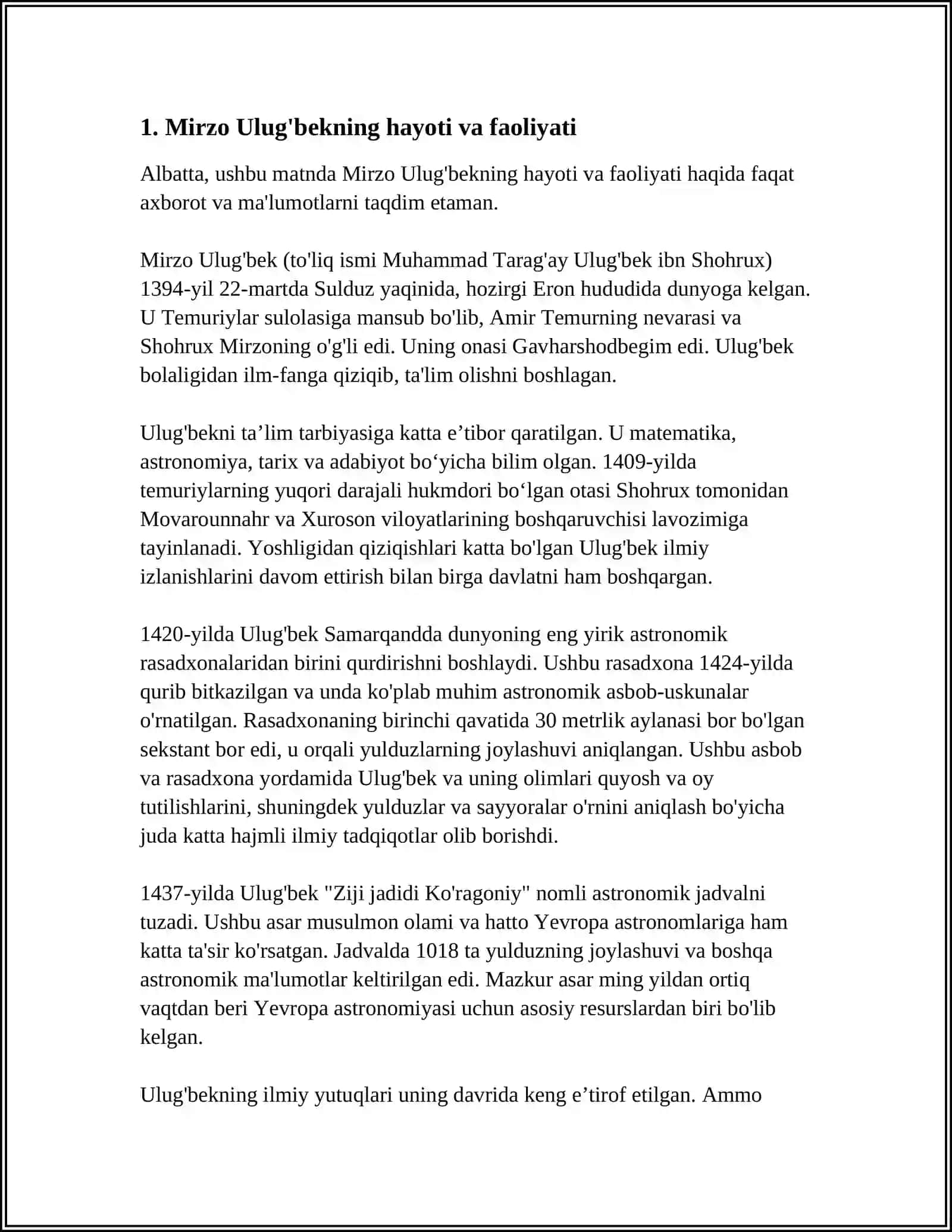 MIRZO ULUĞBEK DAVLAT ARBOBI VA BUYUK OLIM 3