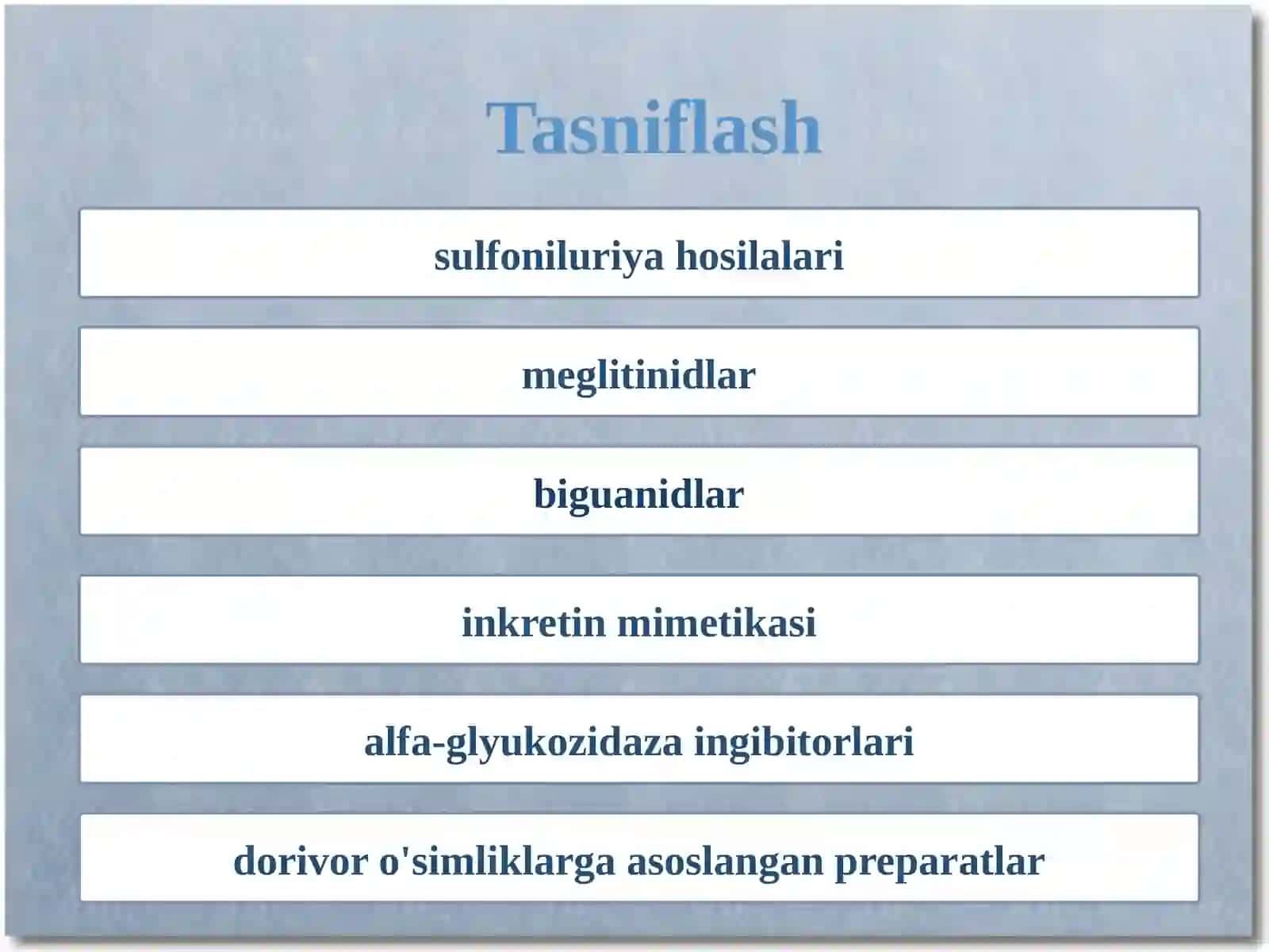Gipoglikemik dorivolar klinik farmakologiyasi 3