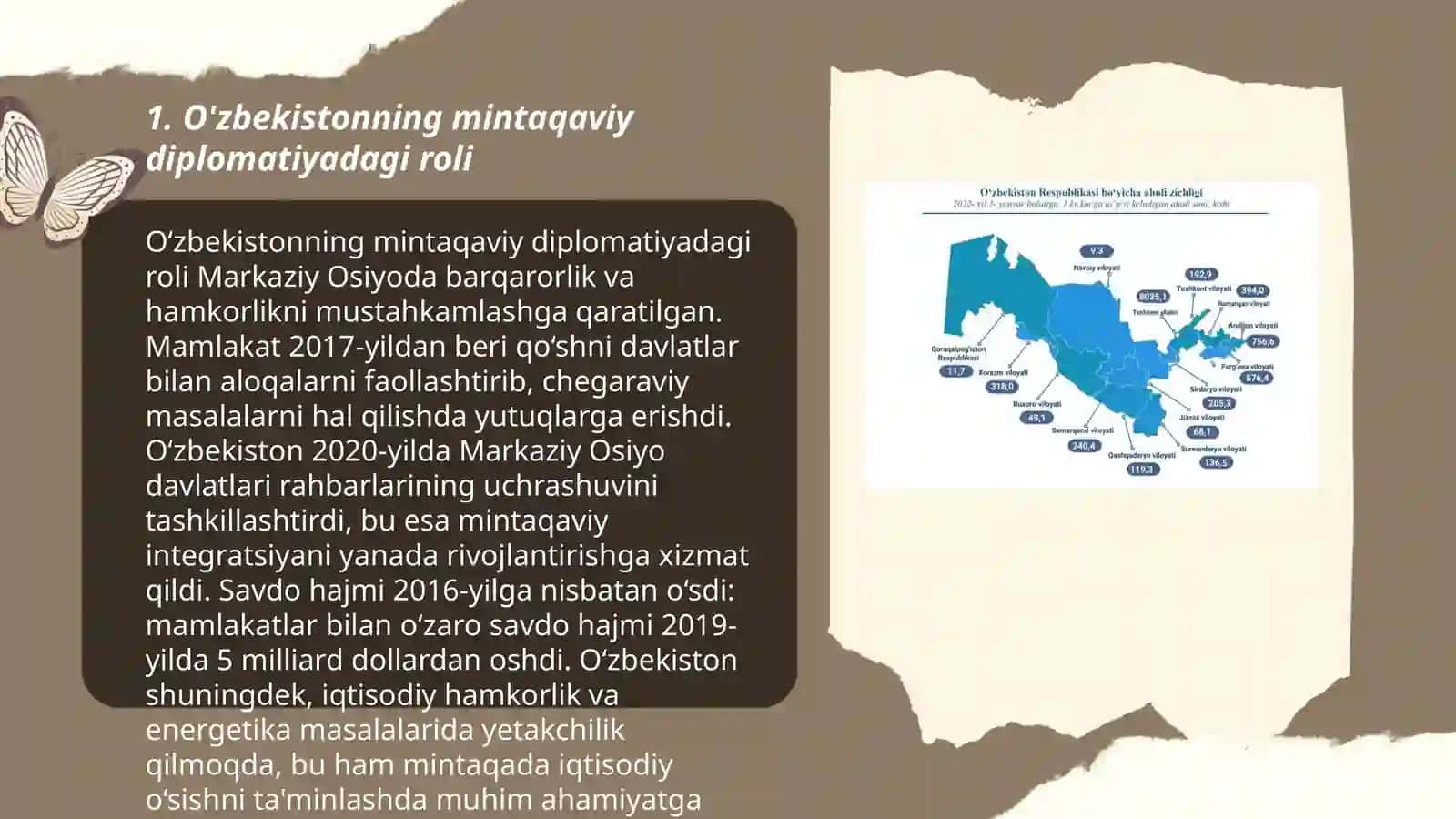O’zbekistonni markaziy osiyoda tinchlik va barqarorlikni ta’minlashdagi o’rni 3