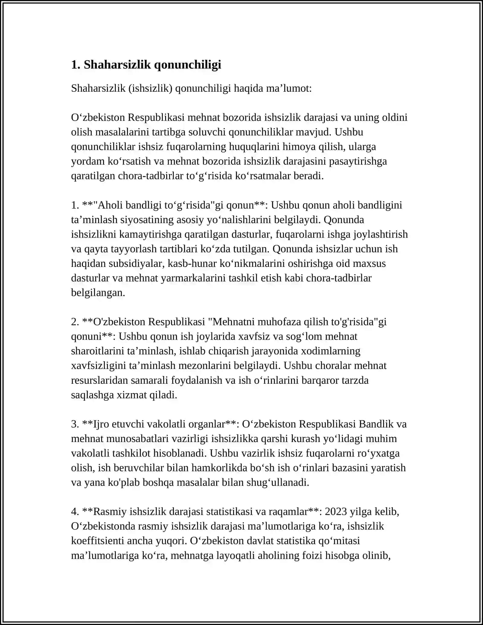 OʻZBEKISTON RESPUBLIKASI SHAHARSOZLIK KODEKSI 3