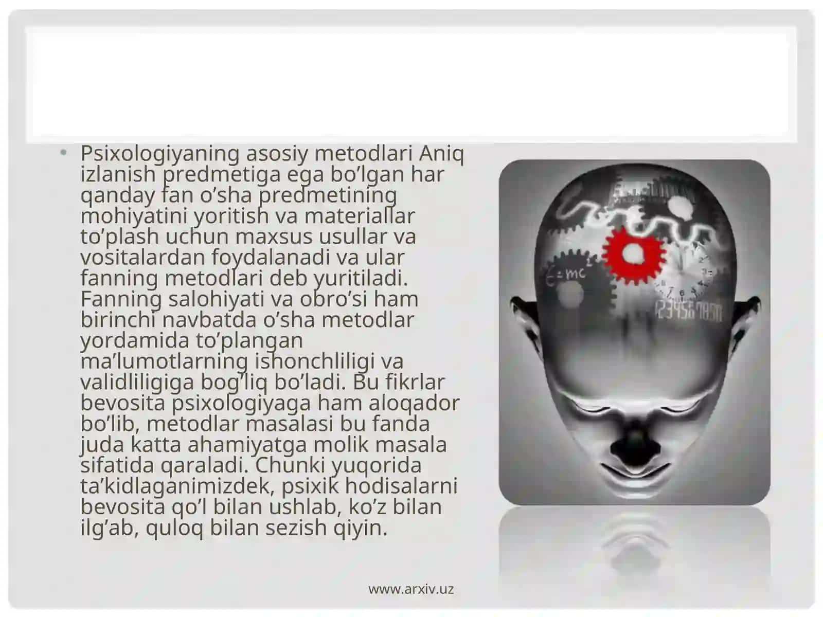 ZAMONAVIY PSIXOLOGIYANING ISTIQBOLLI YO‘NALISHLARI 3