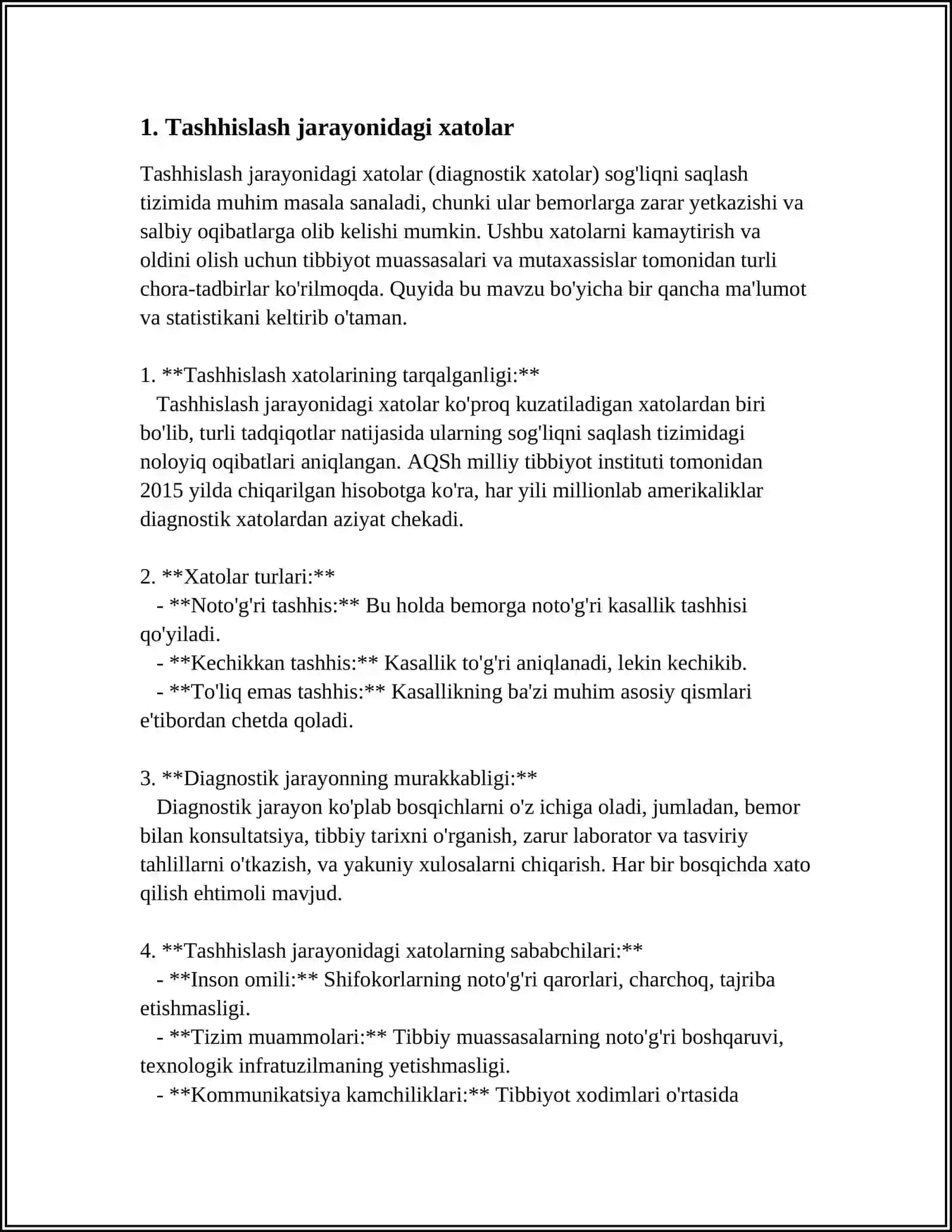 BAHOLASH JARAYONIDA UCHRAYDIGAN XATOLIKLAR VA ULARNING KELIB CHIQISHI 3