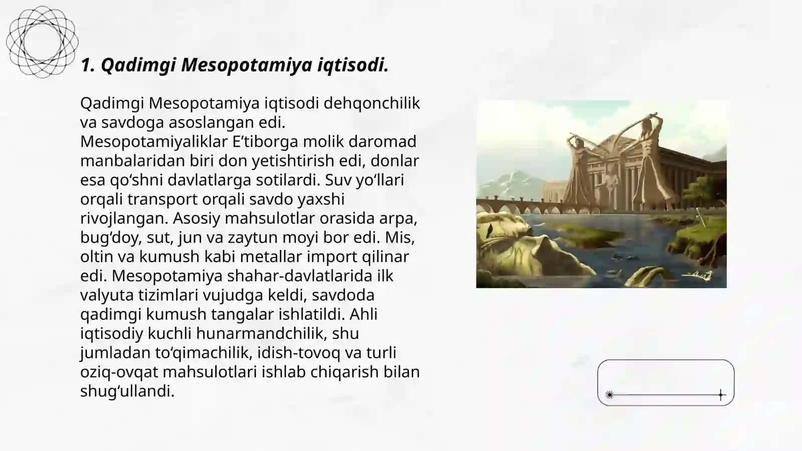 Qadimgi Mesopotamiya iqtisodi 3