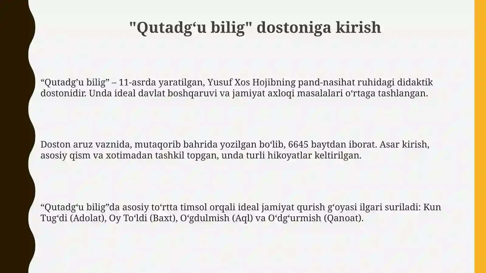 Qutadgʻubilig 3