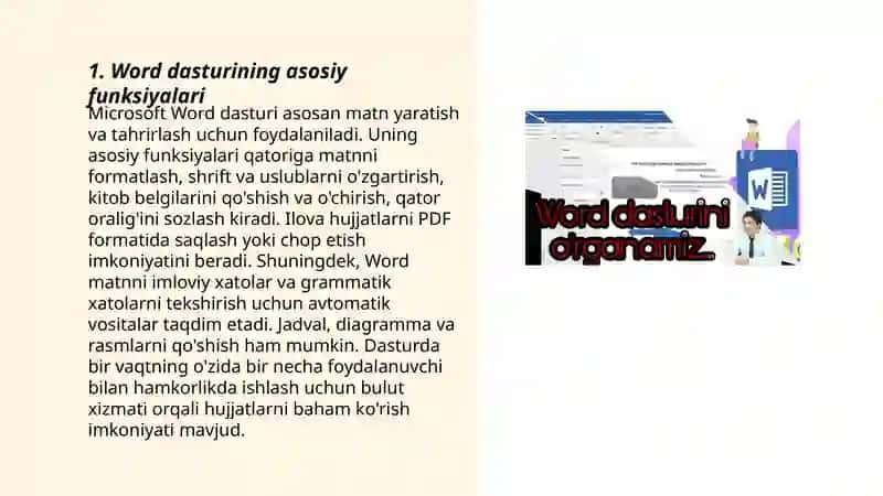 Microsoft Word dasturi 3