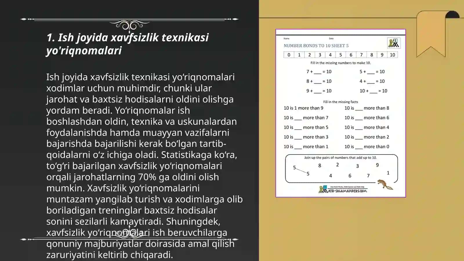 Ish joyida xavfsizlik texnikasi yo'riqnomalari 3