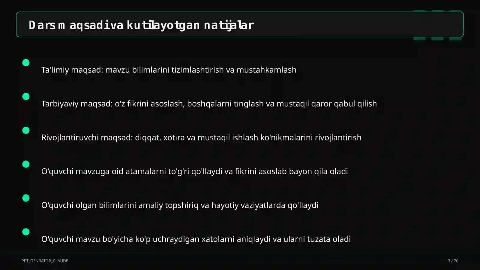 Ekologik ta'lim: iqlim o'zgarishi, suv tejash va chiqindilarni saralash 3