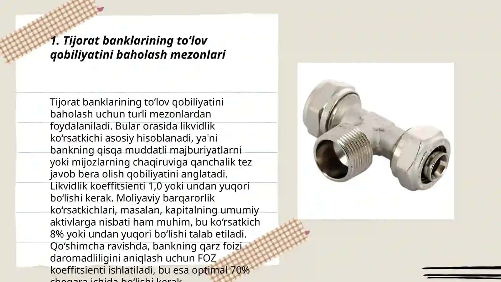 Tijorat banklarining to‘lov qobilyati va uni mustaxkamlash 3