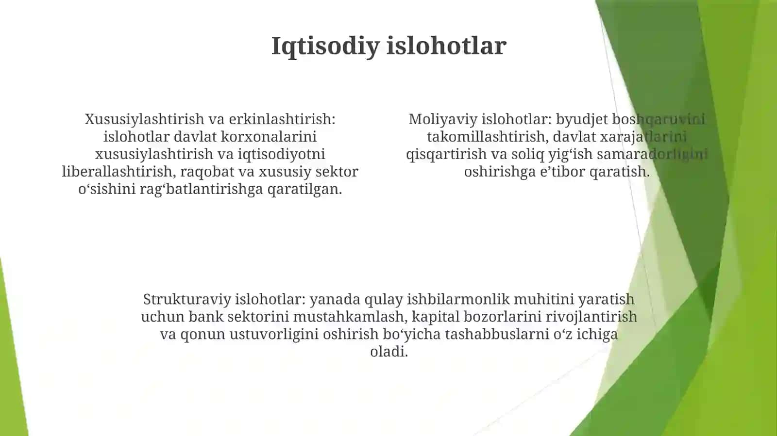 Taraqqiyot strategiyasi: “Milliy farovonlik, yangi O‘zbekiston” 3
