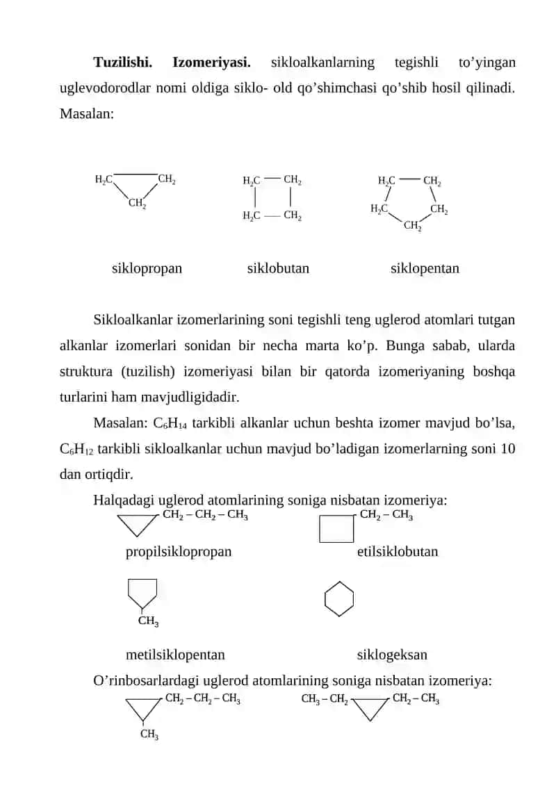 Sikloalkanlar 3