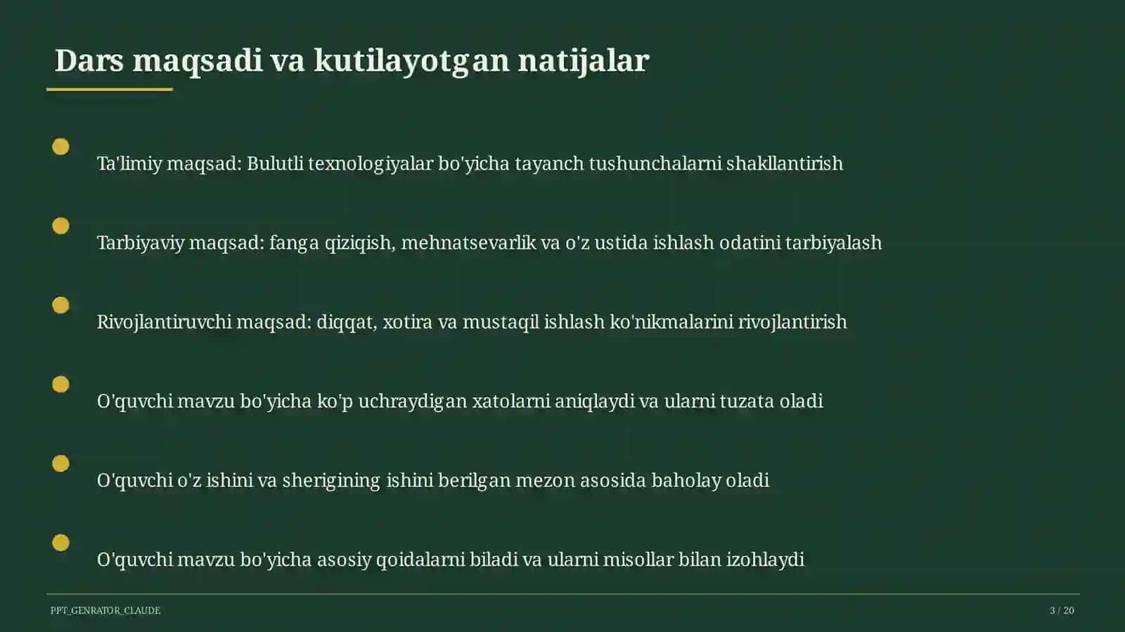 Bulutli texnologiyalar (11-sinf) 3