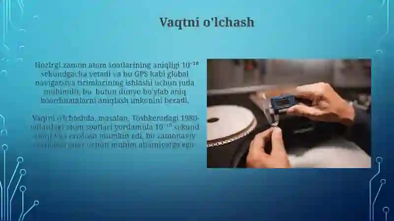 Nieliktirik fizik kattaliklarni oʻlchash 3