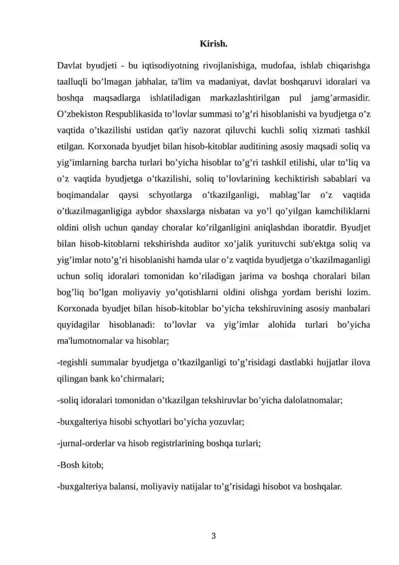 Byudjet bilan hisob kitoblar auditi 3