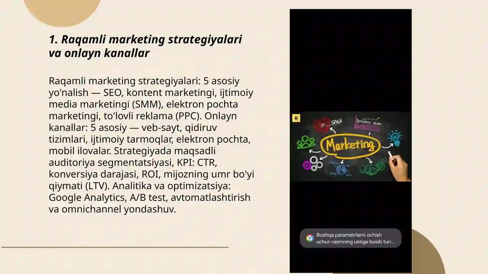 Raqamli marketing strategiyalari va onlayn kanallar 3