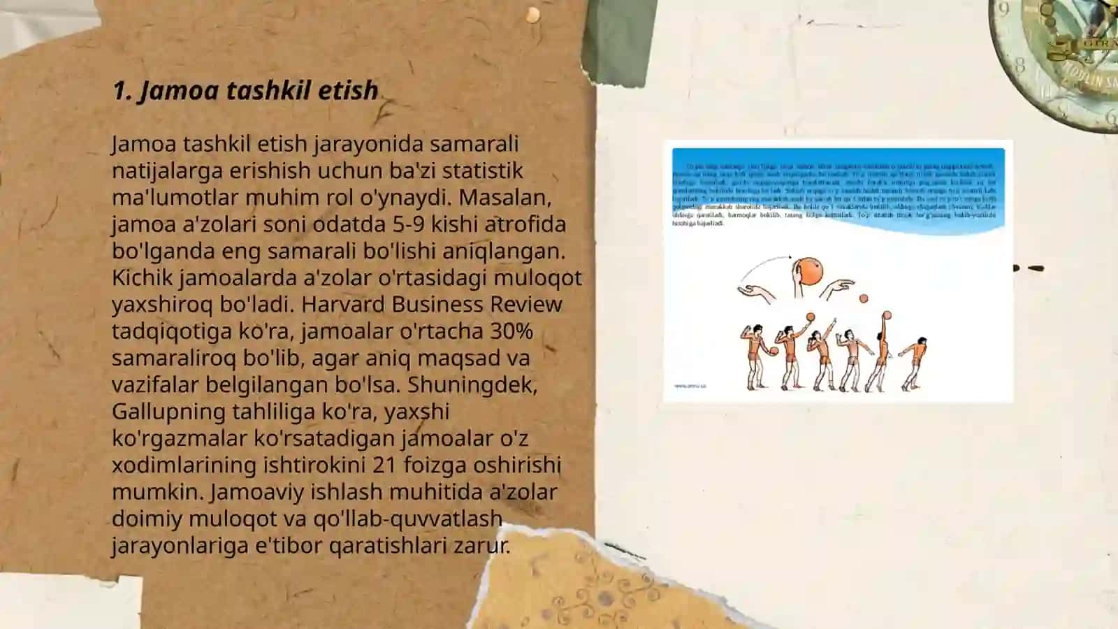 Jamoa tashkil etish 3