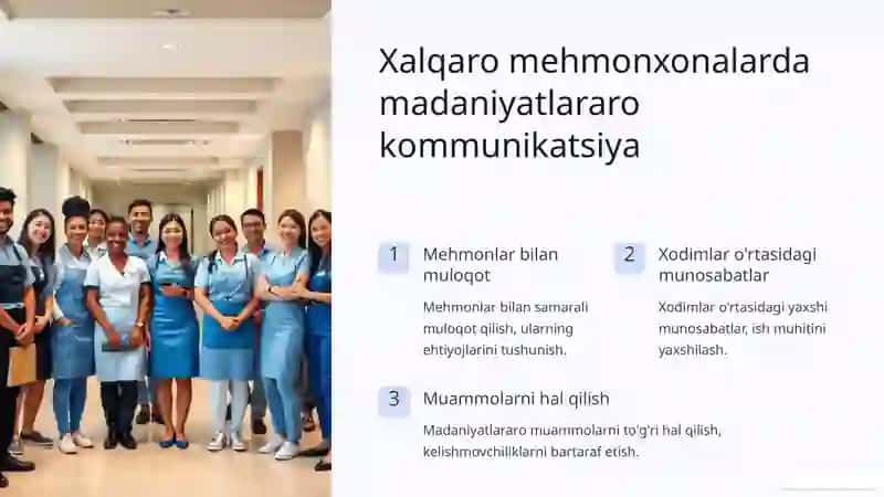 Xalqaro mehmondostlik: Madaniyatlararo kommunikatsiyaning ahamiyati 3