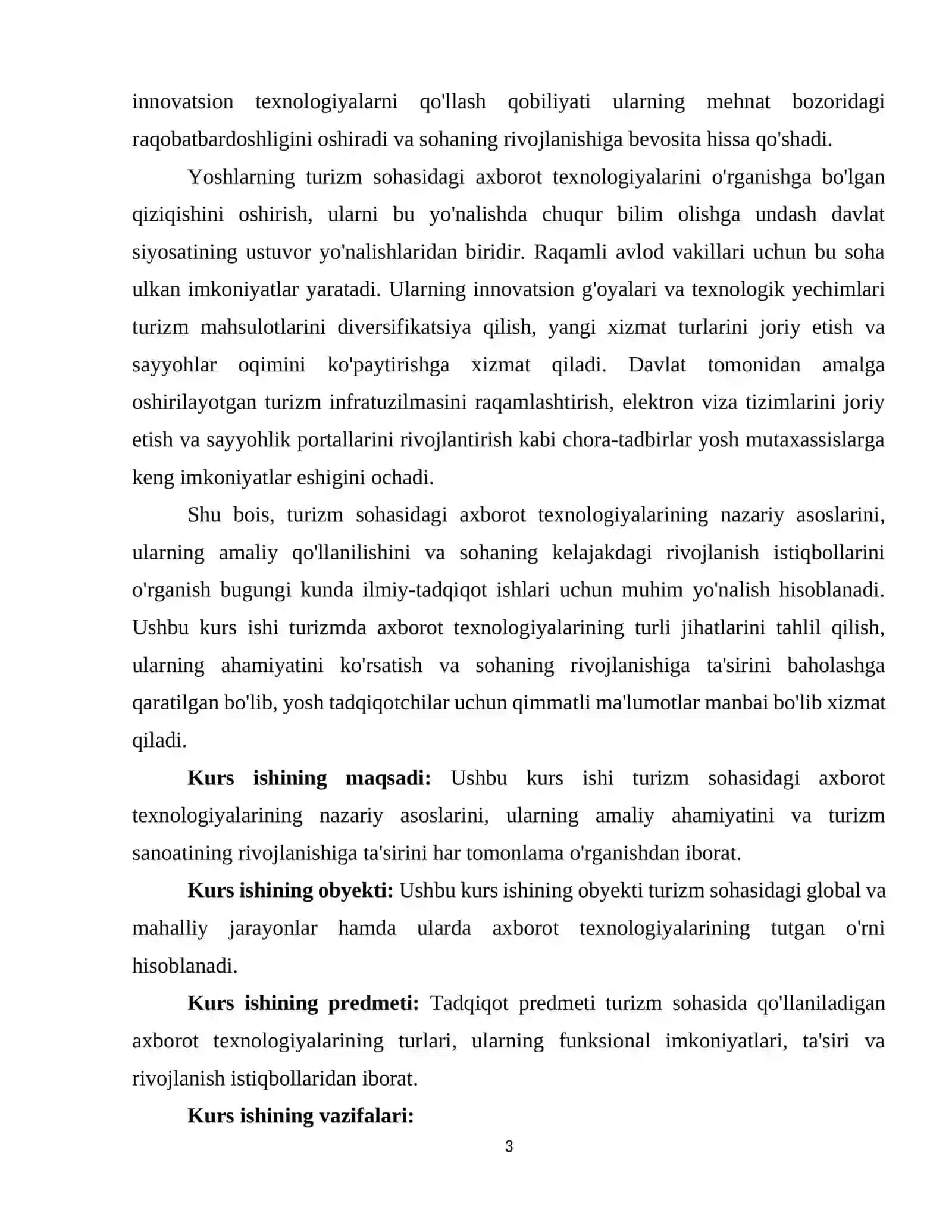 TURIZM SOHASIDAGI AXBOROT TEXNOLOGIYALARI VA ULARNING ROLI 3