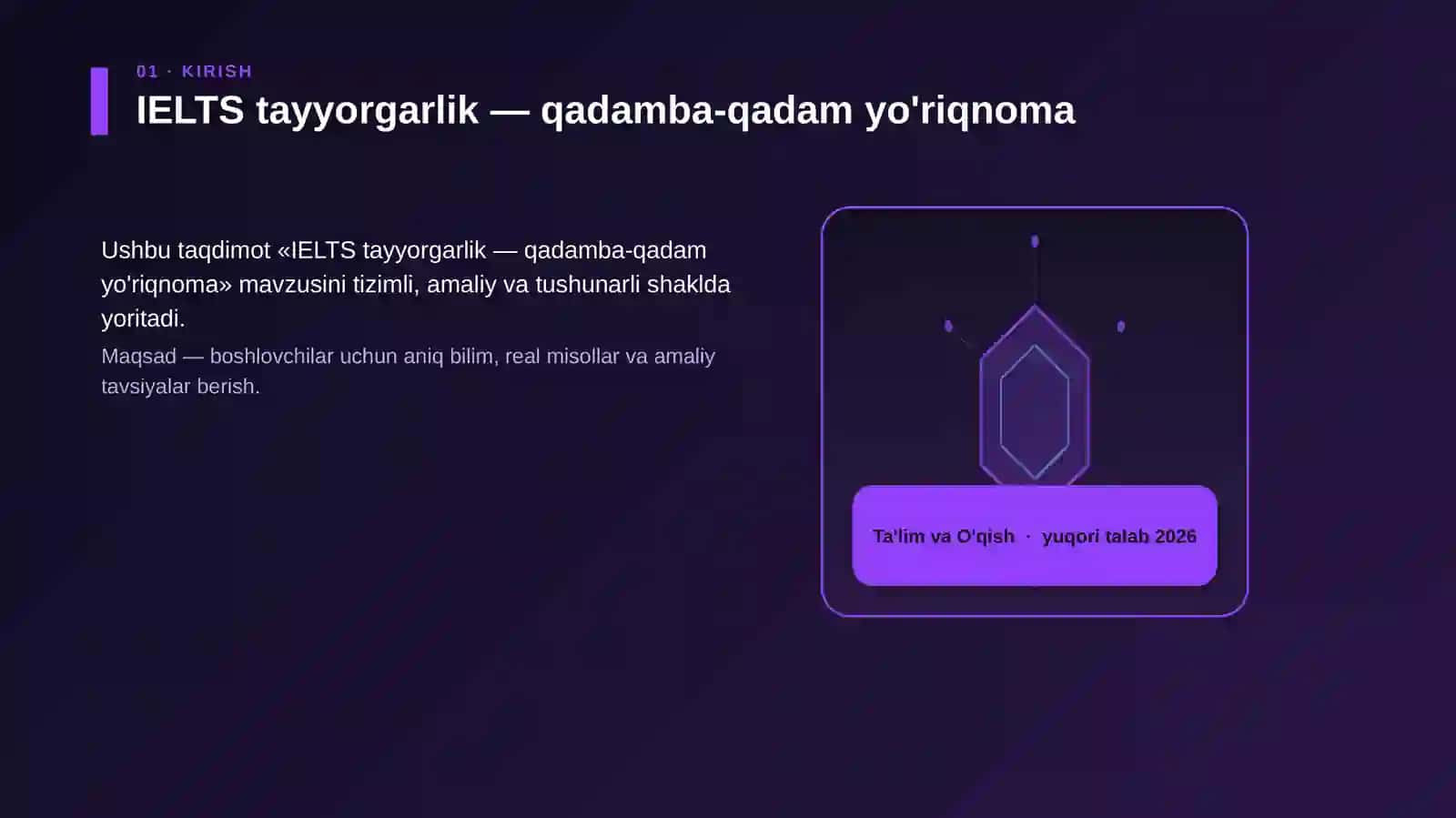 IELTS tayyorgarlik — qadamba-qadam yo'riqnoma 3