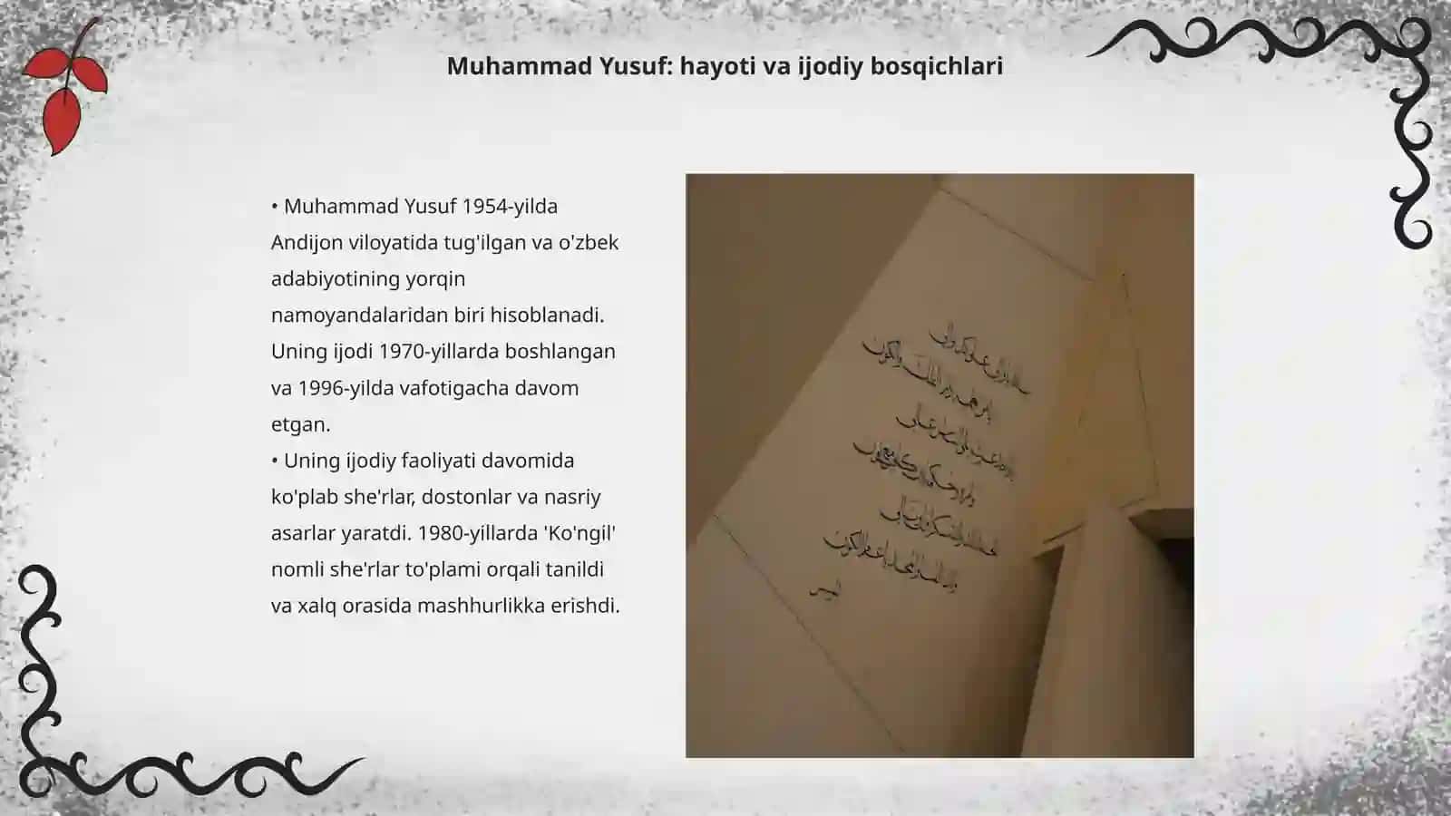Muhammad Yusuf she'riyati 3