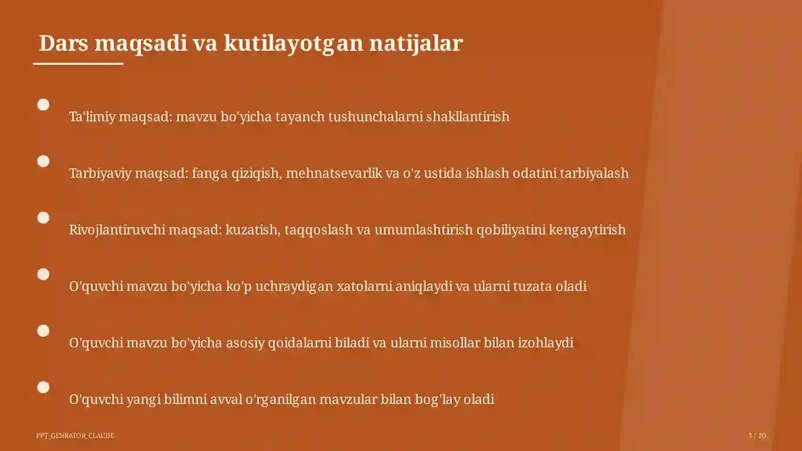Geometriyaning boshlang'ich tushunchalari: nuqta, to'g'ri chiziq, kesma (7-sinf) 3