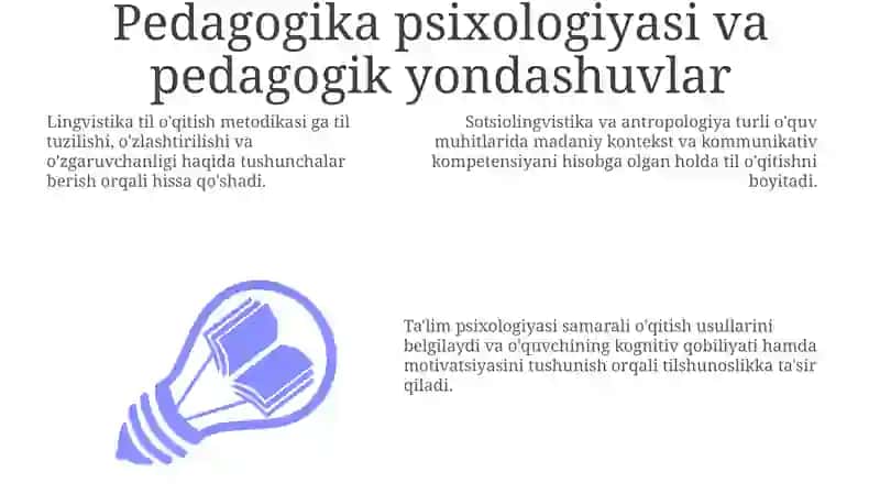 Ona tili òqitish metodikasi fanining boshqa fanlar bilan aloqadorligi 3