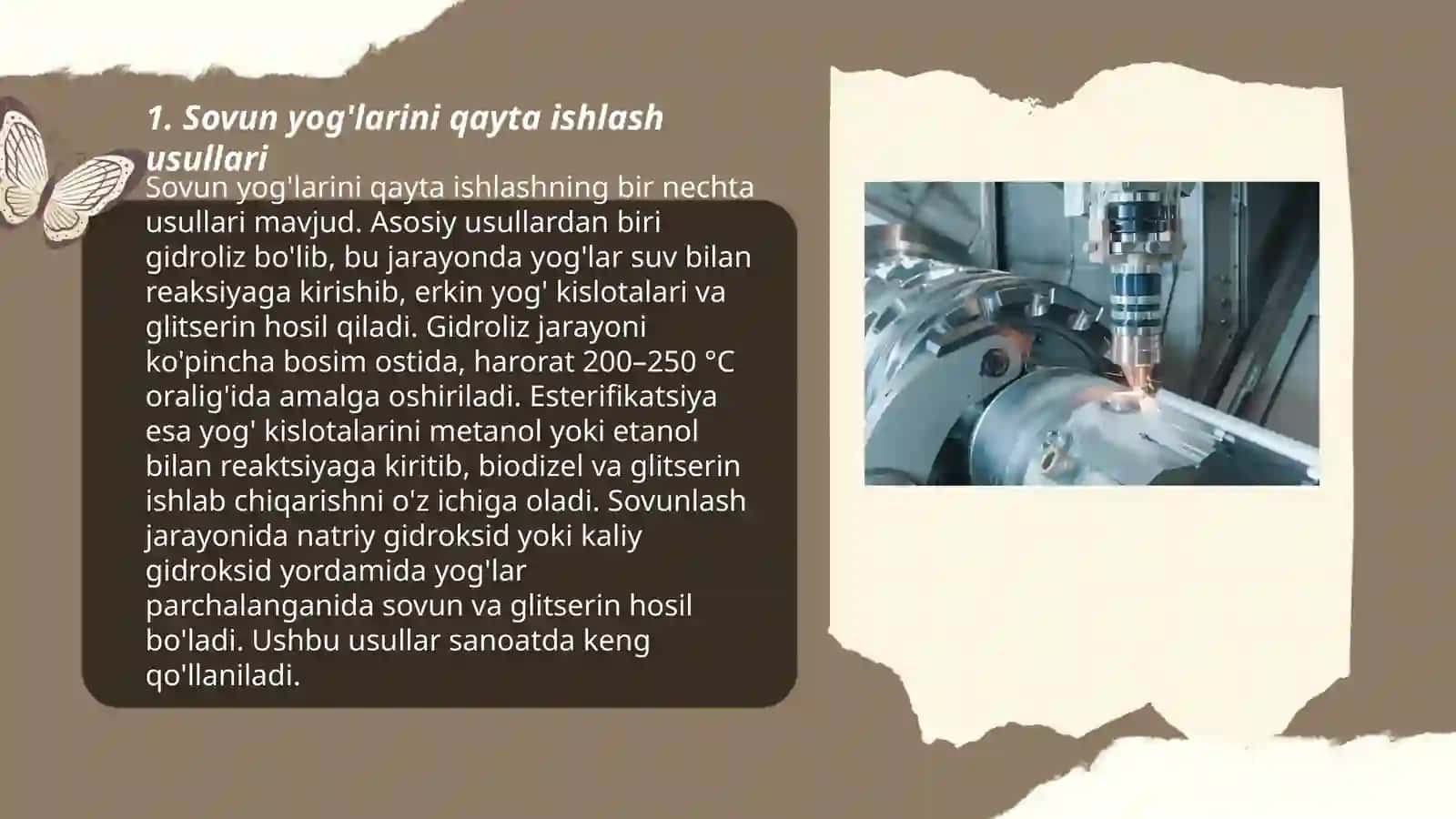 Sovun yog'larini qayta ishlash 3