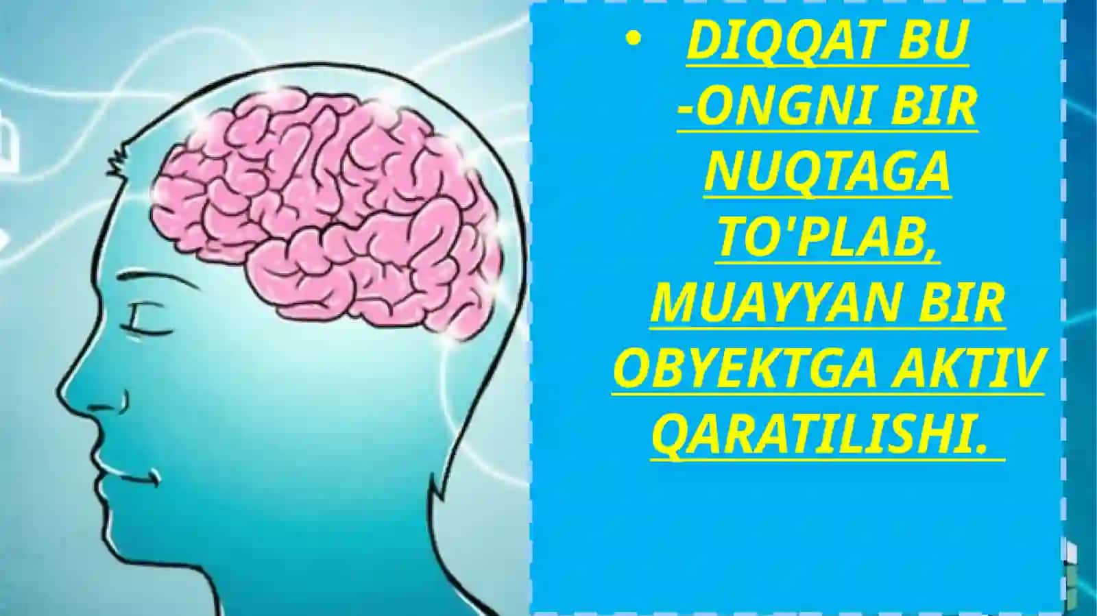 DIQQAT VA UNING XUSUSIYATLARI 3