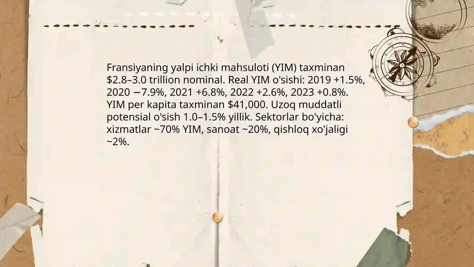 Fransiya iqtisodiyoti va xalqaro iqtisodiy munosabatlari 3