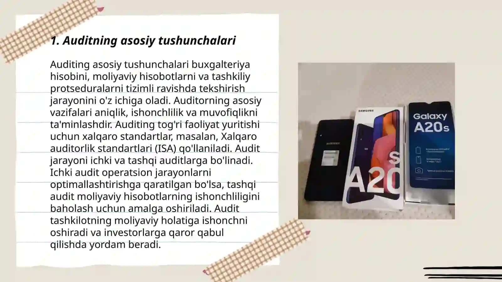 Auditning asosiy tushunchalari 3