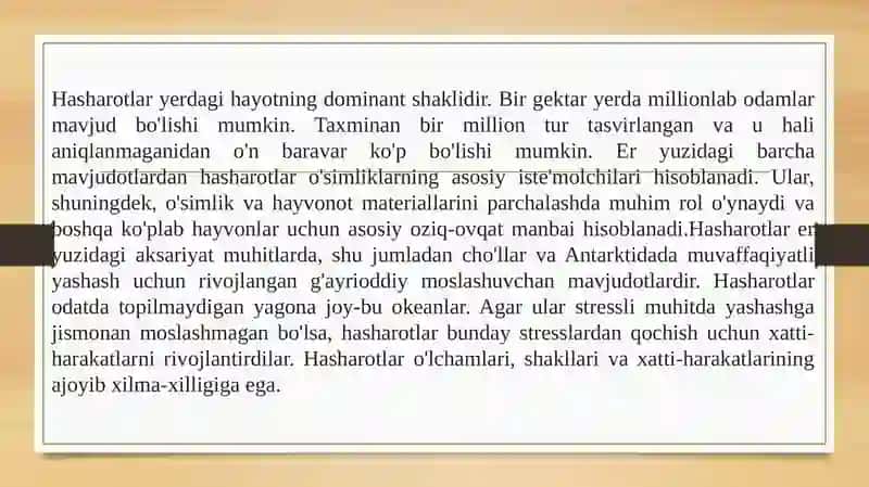 Hasharotlarning rivojlanishi va ko‘payish biologiyasi 3