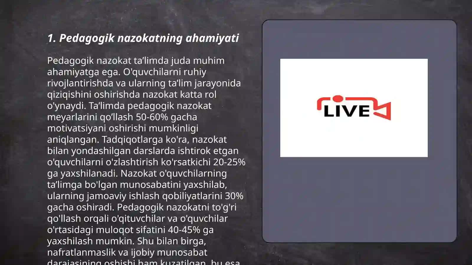 Pedagogik nazokat va odob axloq 3