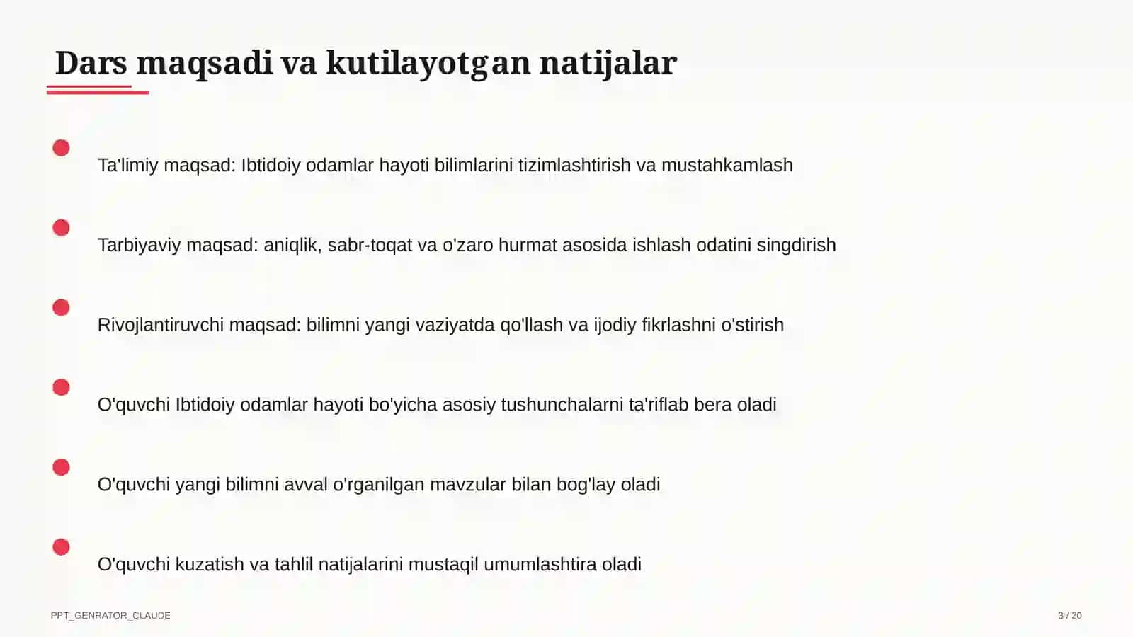 Ibtidoiy odamlar hayoti (5-sinf) 3