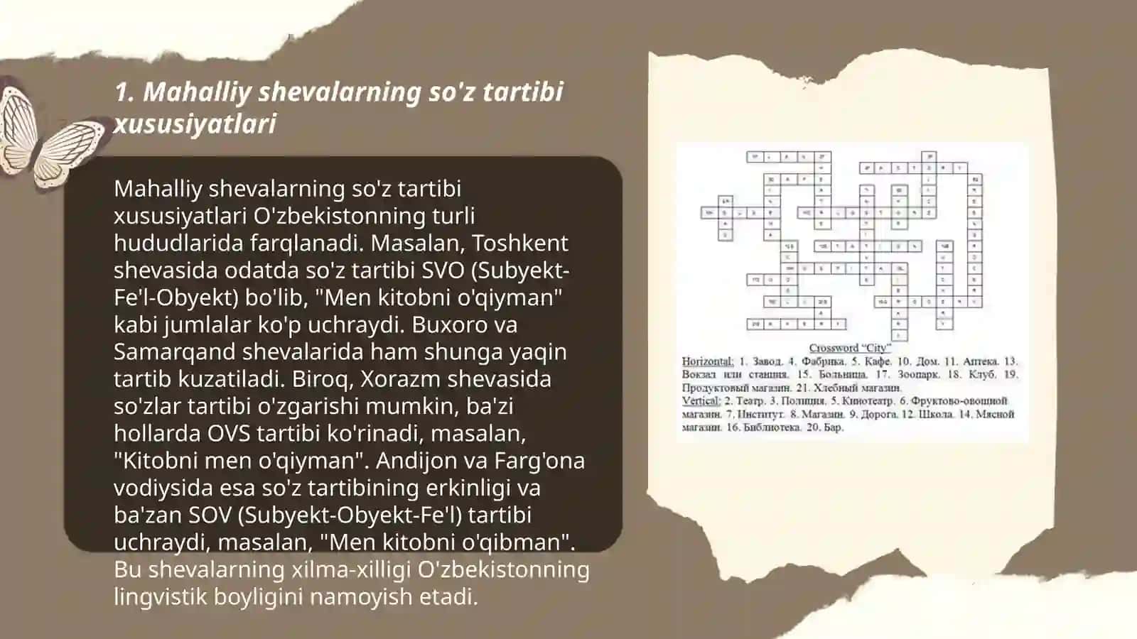Mahalliy shevalarda so'z tartibi va sintaktik tuzilma 3
