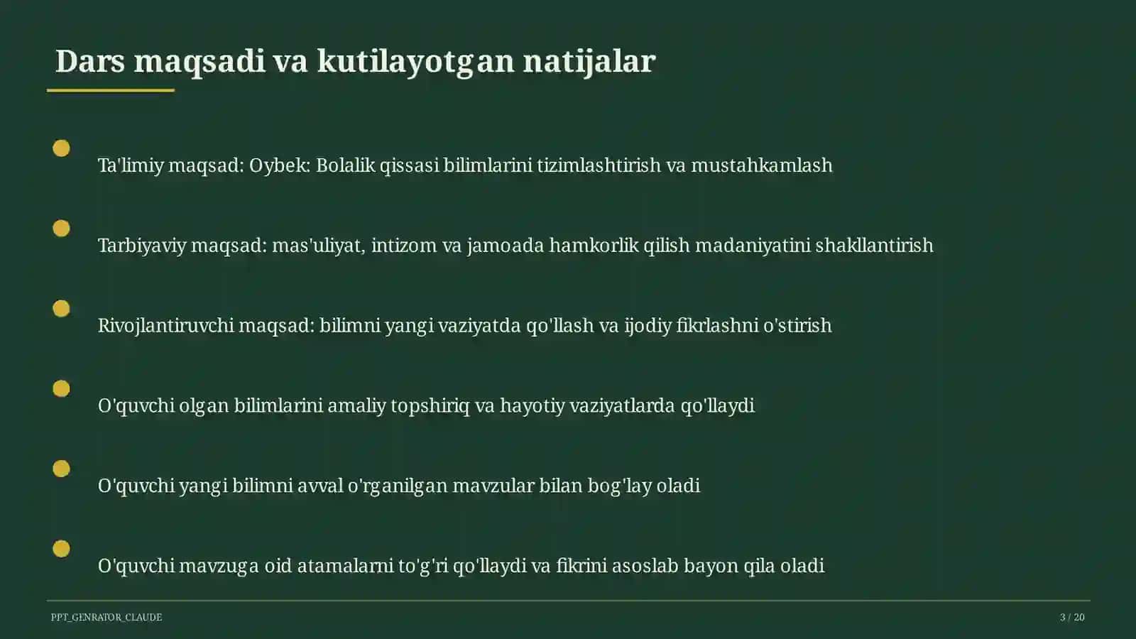 Oybek: Bolalik qissasi (6-sinf) 3