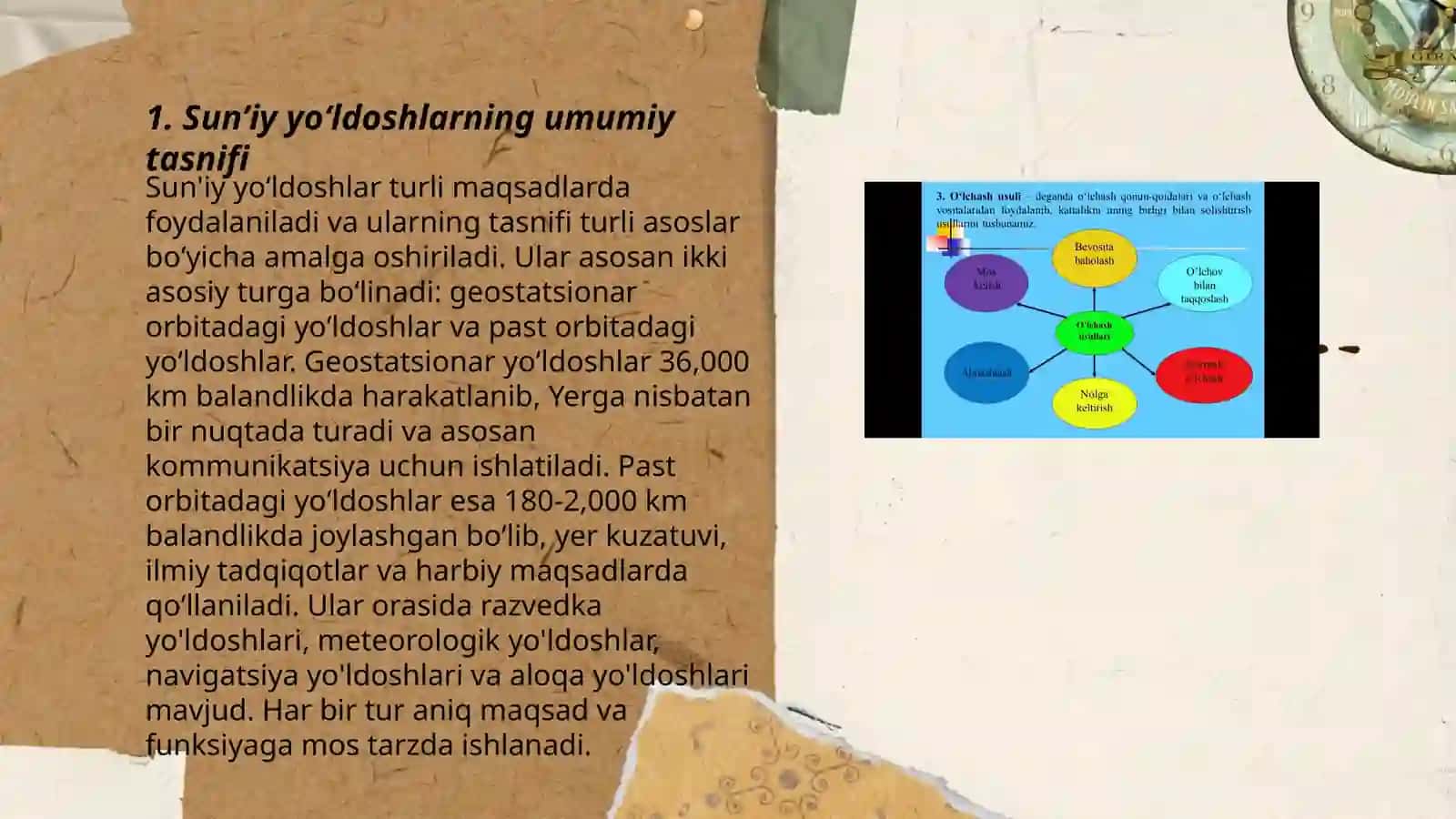 Sunʼiy yoʻldoshlarining turlari va ularning amaliy ahamiyati 3