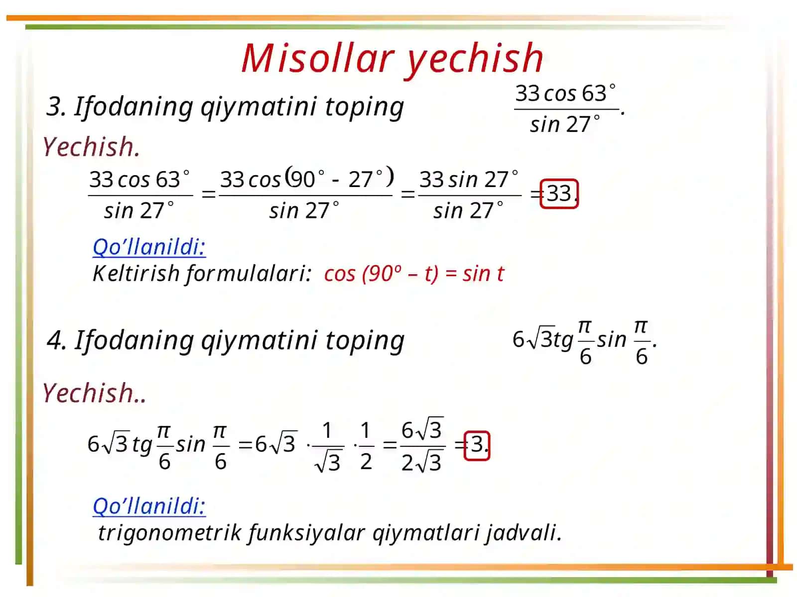 Keltirish formular 3