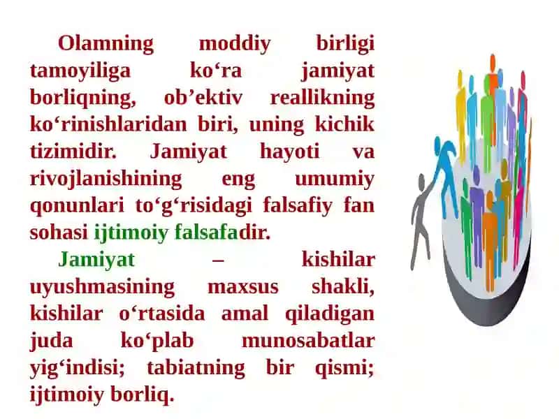 Jamiyat falsafasi 3